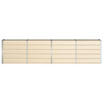 Planter Ivory 320 x 40 x 75 cm Steel
