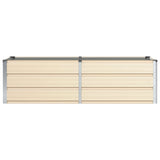 Planter Ivory 160 x 80 x 45 cm Steel