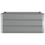 Planter Light Grey 100 x 100 x 45 cm Steel