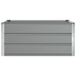Planter Light Grey 100 x 100 x 45 cm Steel