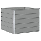 Planter Light Grey 100 x 100 x 75 cm Steel