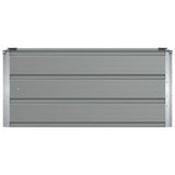Planter Light Grey 100 x 40 x 45 cm Steel