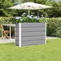 Planter Light Grey 100 x 40 x 75 cm Steel