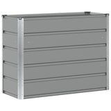 Planter Light Grey 100 x 40 x 75 cm Steel