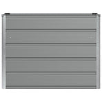 Planter Light Grey 100 x 40 x 75 cm Steel
