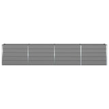 Planter Light Grey 385 x 50 x 75 cm Galvanised Steel