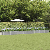 Planter Light Grey 770 x 50 x 45 cm Galvanised Steel