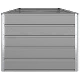 Planter Light Grey 290 x 100 x 75 cm Galvanised Steel