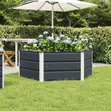 Planter Anthracite 129 x 129 x 45 cm Steel