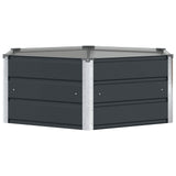Planter Anthracite 129 x 129 x 45 cm Steel