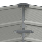 Planter Anthracite 129 x 129 x 75 cm Steel