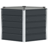 Planter Anthracite 129 x 129 x 75 cm Steel
