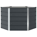 Planter Anthracite 129 x 129 x 75 cm Steel