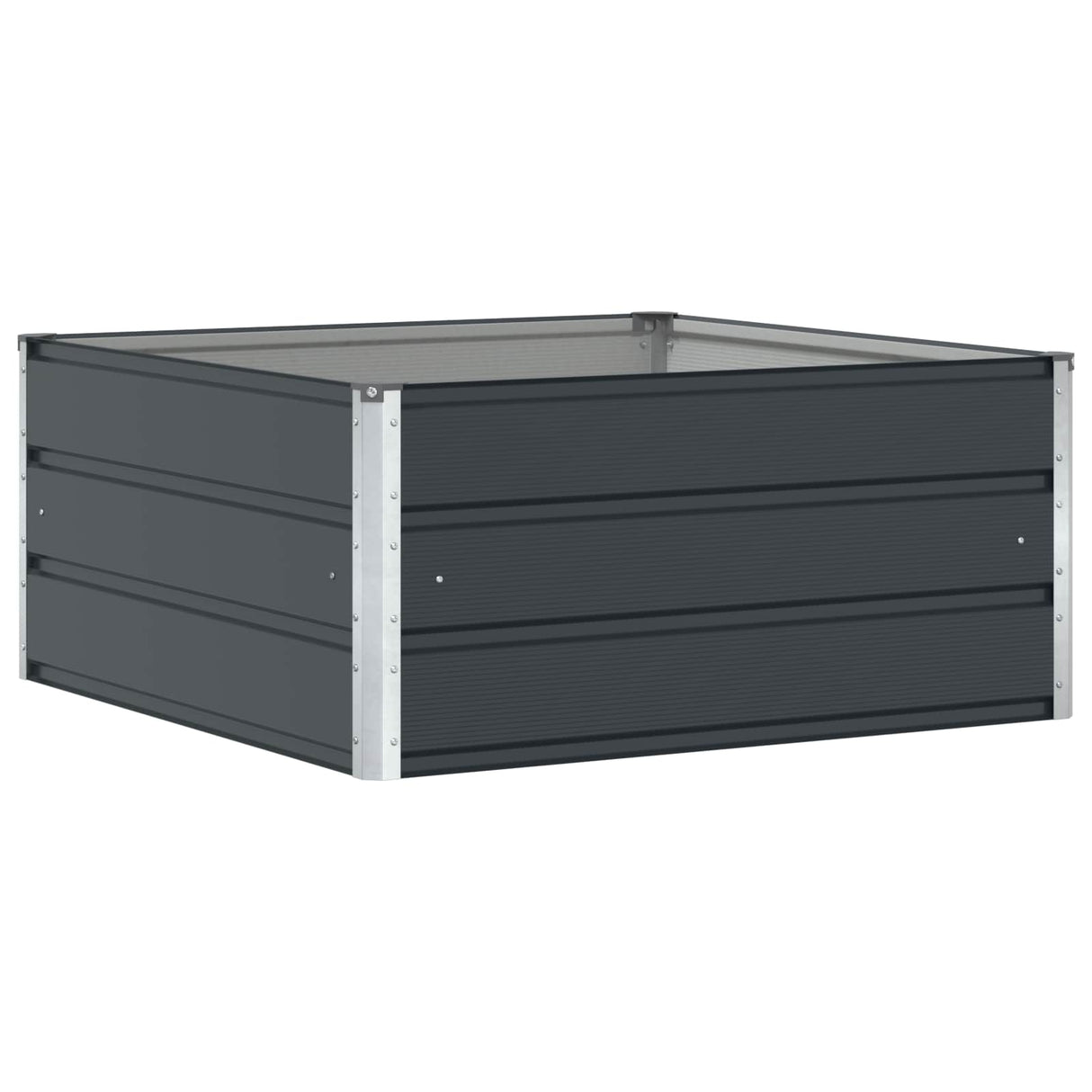 Planter Anthracite 100 x 100 x 45 cm Steel