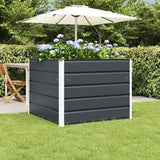 Planter Anthracite 100 x 100 x 75 cm Steel