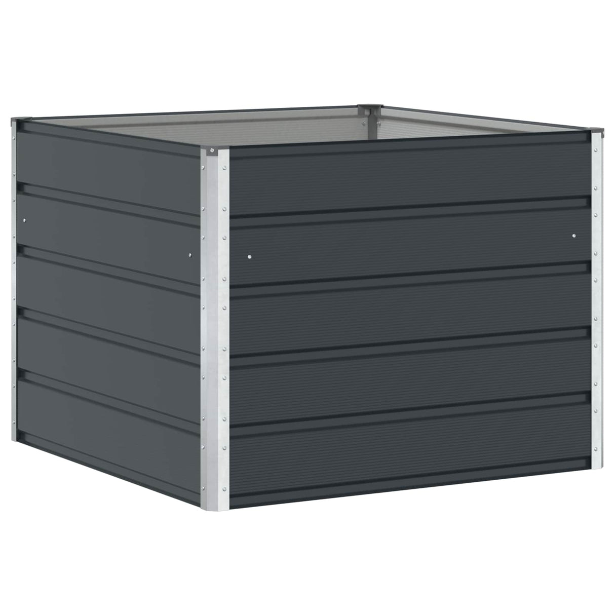 Planter Anthracite 100 x 100 x 75 cm Steel