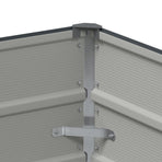 Planter Anthracite 100 x 40 x 45 cm Steel