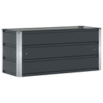 Planter Anthracite 100 x 40 x 45 cm Steel
