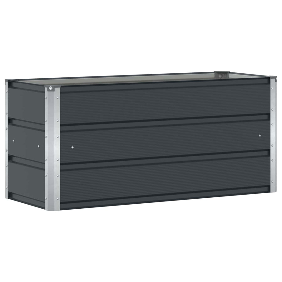 Planter Anthracite 100 x 40 x 45 cm Steel