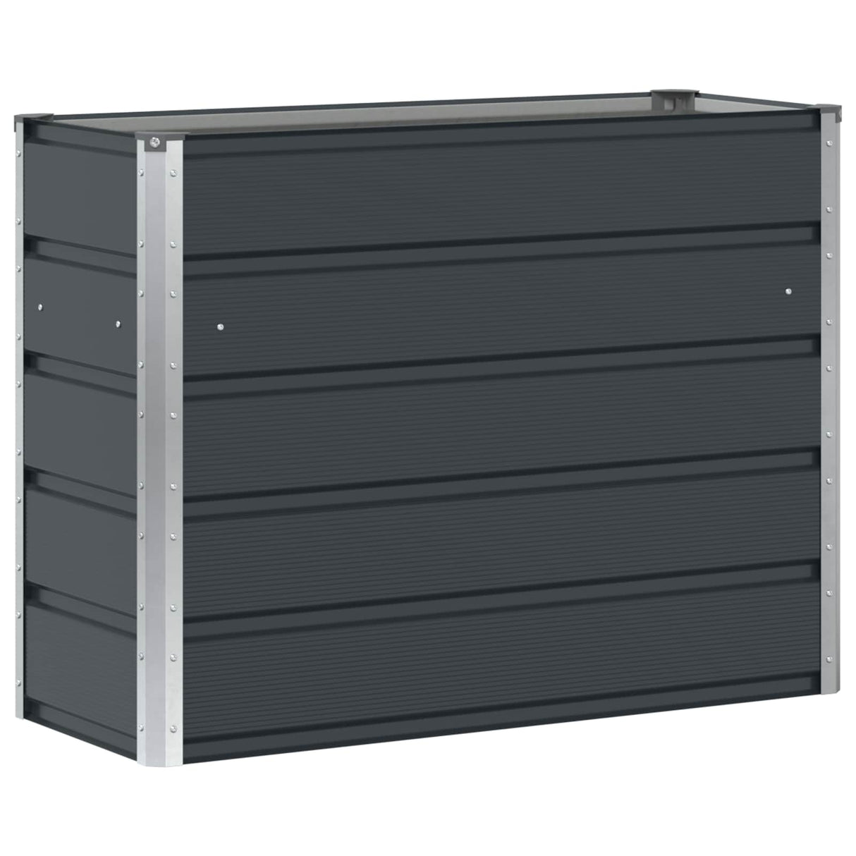 Planter Anthracite 100 x 40 x 75 cm Steel