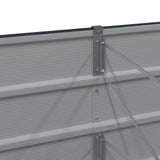 Planter Anthracite 160 x 40 x 45 cm Steel - 45-Degree Angle