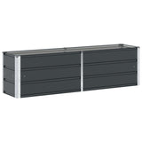 Planter Anthracite 160 x 40 x 45 cm Steel