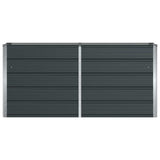 Planter Anthracite 160 x 40 x 75 cm Steel