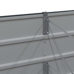 Planter Anthracite 240 x 40 x 45 cm Steel