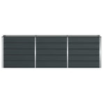 Planter Anthracite 240 x 40 x 75 cm Steel