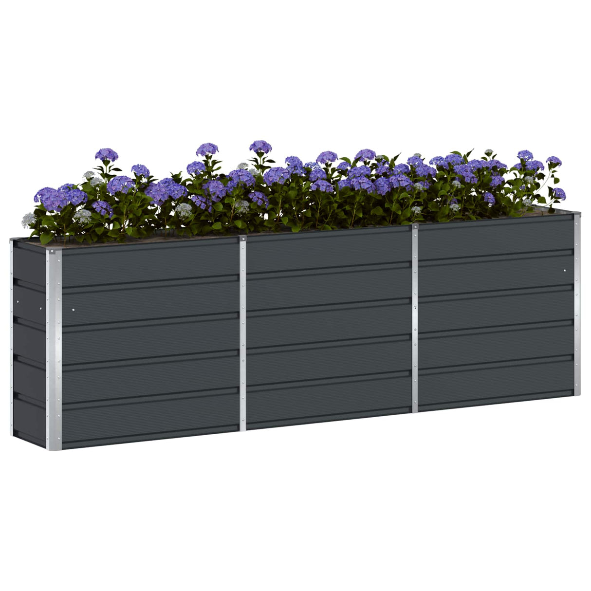 Planter Anthracite 160 x 40 x 75 cm Steel