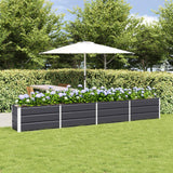 Planter Anthracite 320 x 40 x 45 cm Steel