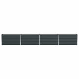 Planter Anthracite 320 x 40 x 45 cm Steel