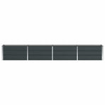 Planter Anthracite 320 x 40 x 45 cm Steel
