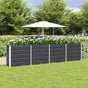 Planter Anthracite 320 x 40 x 75 cm Steel