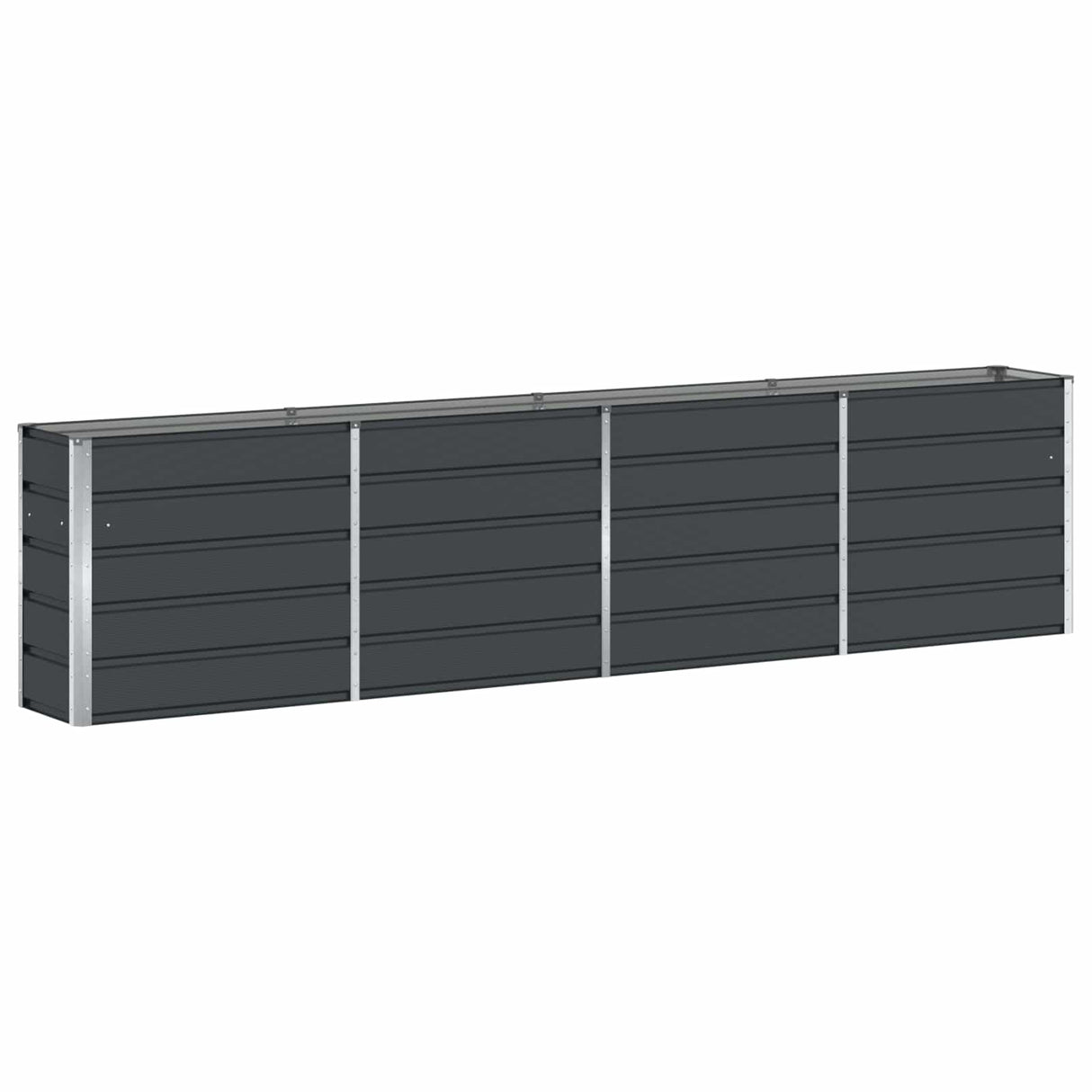 Planter Anthracite 320 x 40 x 75 cm Steel