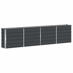 Planter Anthracite 320 x 40 x 75 cm Steel