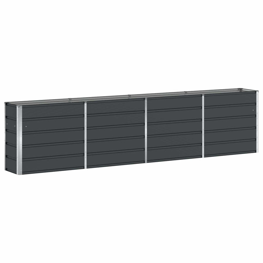 Planter Anthracite 320 x 40 x 75 cm Steel