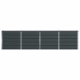 Planter Anthracite 320 x 40 x 75 cm Steel