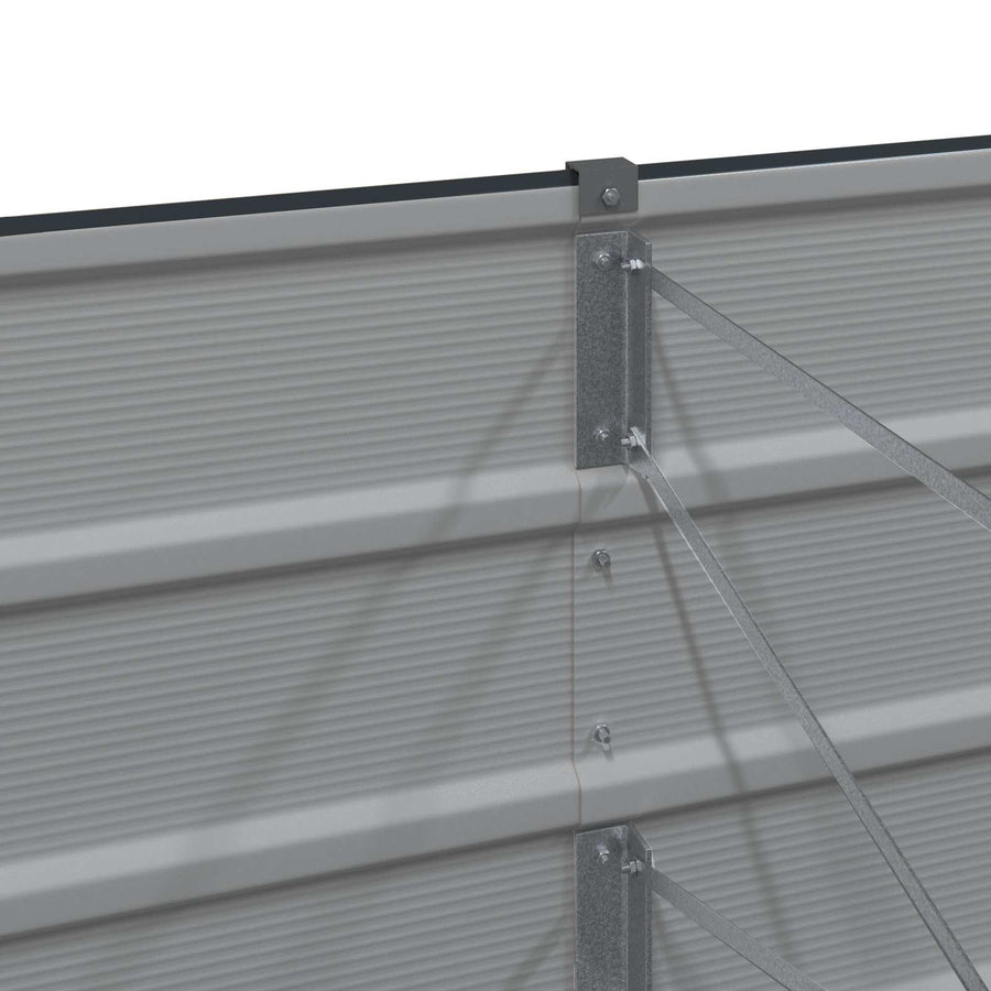 Planter Anthracite 160 x 80 x 45 cm Steel