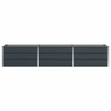 Planter Anthracite 240 x 80 x 45 cm Steel