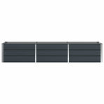 Planter Anthracite 240 x 80 x 45 cm Steel