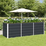 Planter Anthracite 240 x 80 x 75 cm Steel