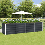 Planter Anthracite 320 x 80 x 75 cm Steel