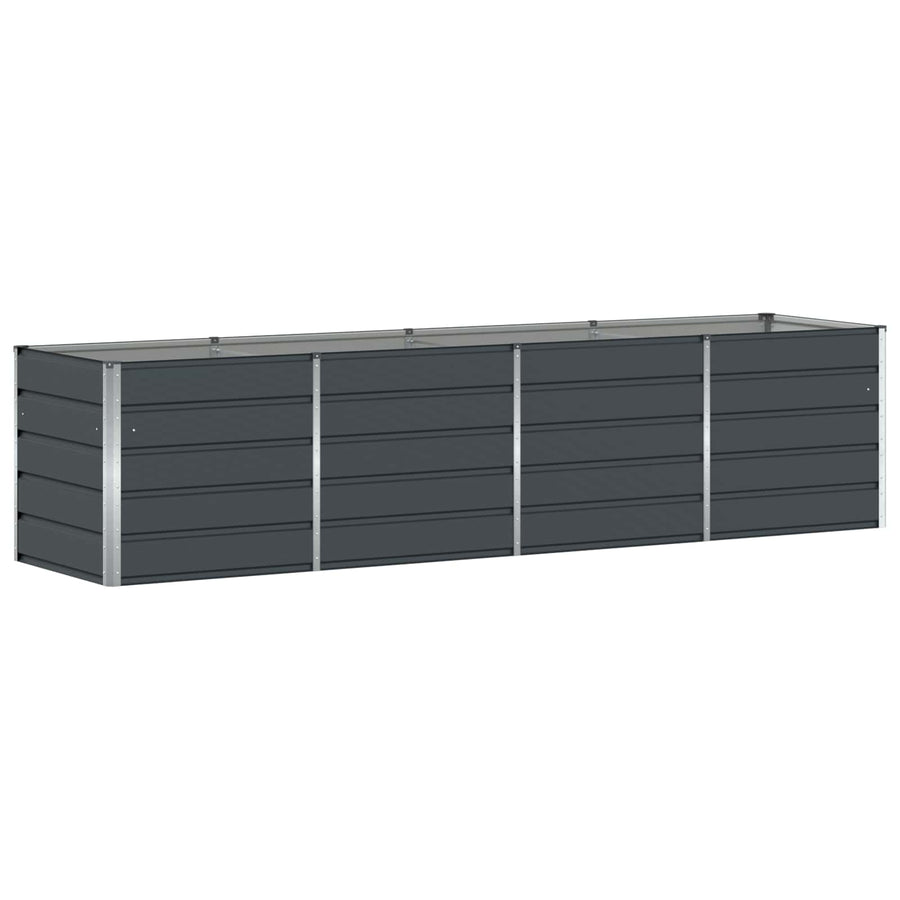 Planter Anthracite 320 x 80 x 75 cm Steel