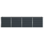 Planter Anthracite 320 x 80 x 75 cm Steel