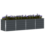 Planter Anthracite 320 x 80 x 75 cm Steel