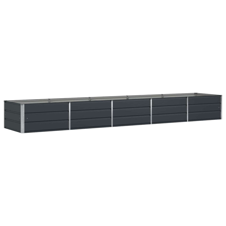 Planter Anthracite 400 x 80 x 45 cm Steel