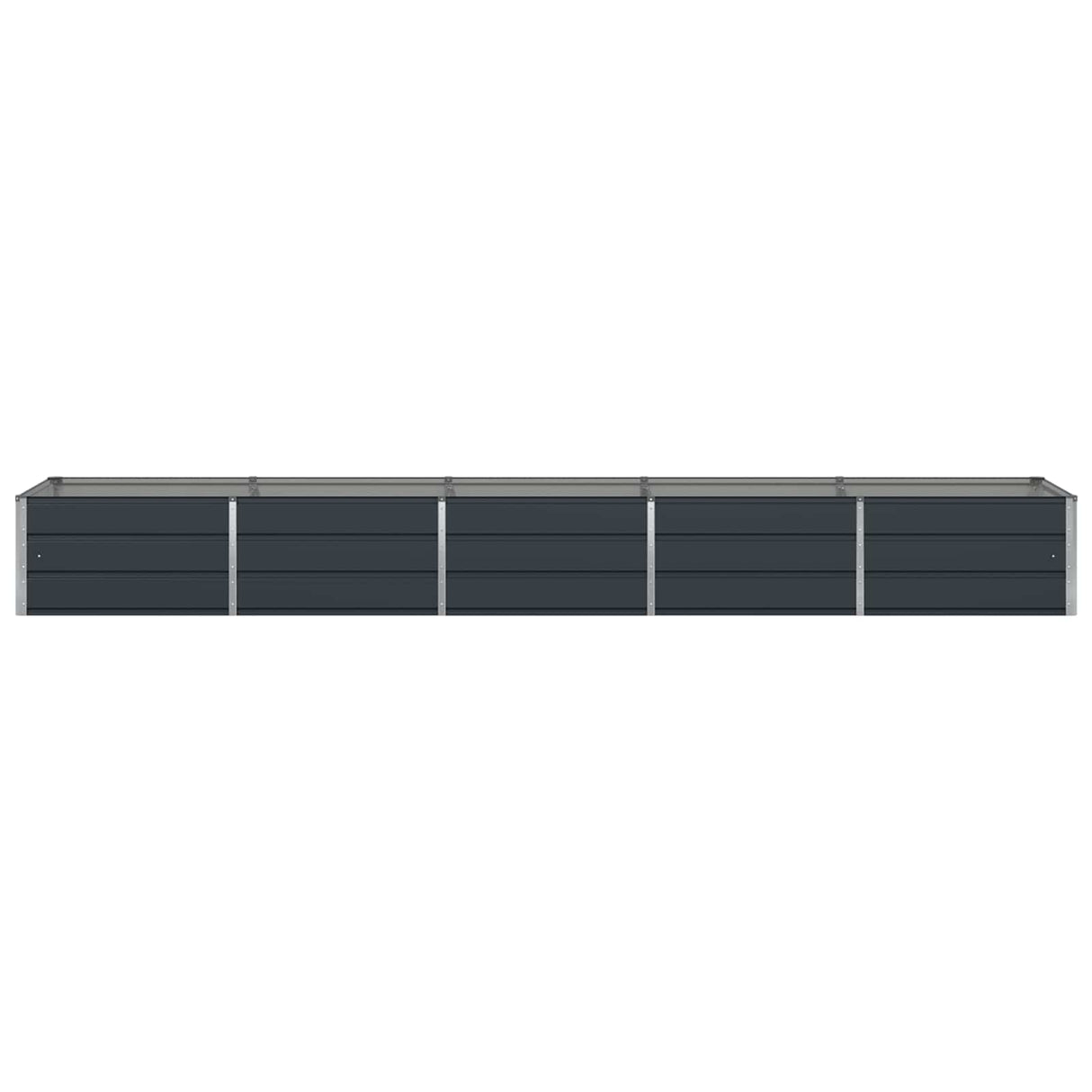 Planter Anthracite 400 x 80 x 45 cm Steel