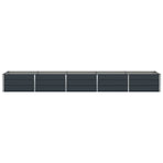 Planter Anthracite 400 x 80 x 45 cm Steel