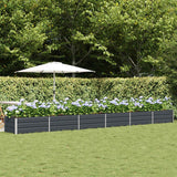 Planter Anthracite 600 x 80 x 45 cm Steel